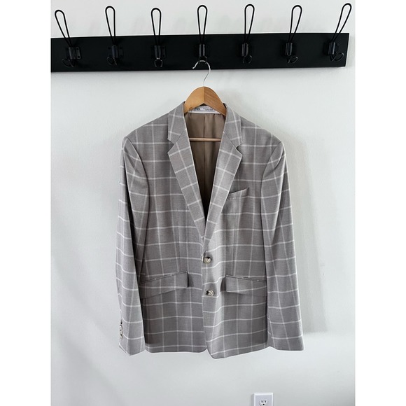 Zara Other - Zara Window Pane Blazer